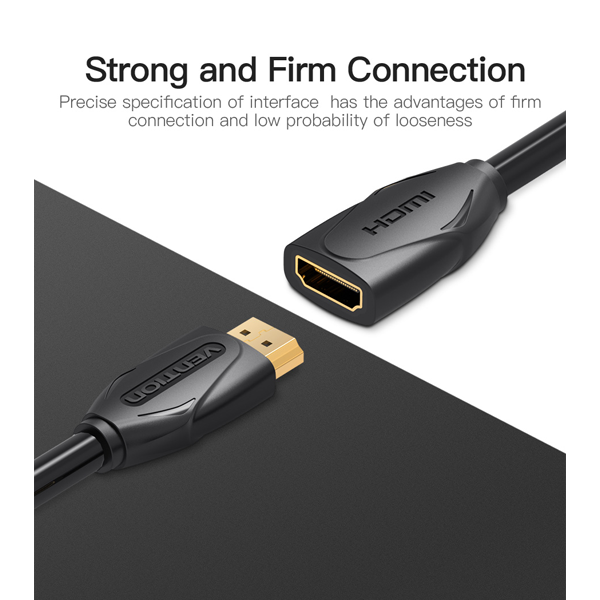 Vention HDMI Extension Cable 5M – VEN-VAA-B06-B500 - supports 4K HD picture High Definition.