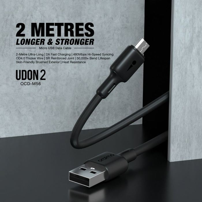 oraimo Undo2 Fast Charging Micro USB Data Cable - OCD-M56