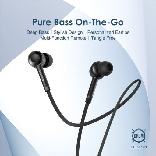 oraimo Drum In-Ear Earphone With Mic - OEP-E12N