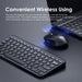 oraimo SmartOffice Slim Quiet Typing Scissor Mechanism Key Structure Wireless Keyboard Mouse Combo - OF-KK60