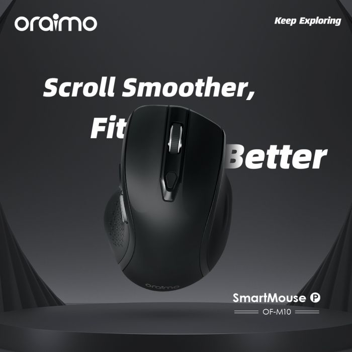 oraimo SmartMouse P Anti-skid Ergonomic Design Wide Compatibility Professional Wireless Mouse - OF-M10