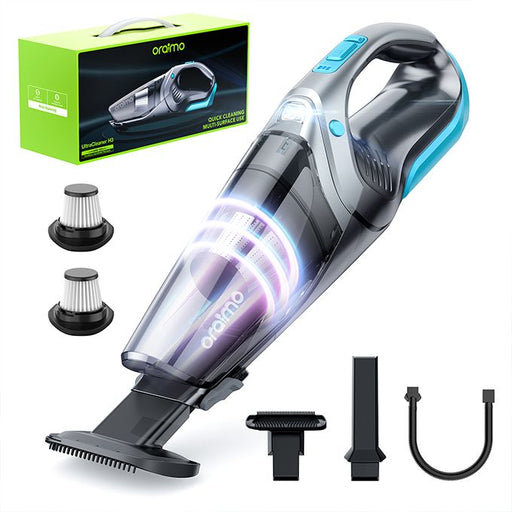 oraimo UltraCleaner H3 7500pa Super Suction Cordless Handheld Vacuum Cleaner,120W HEPA+Stainless Dual Filtration, for floor dirt, pet hair, stairs and car dirt - OHV-103