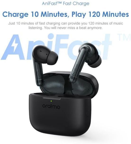 Oraimo FreePods Lite True Wireless Earbuds (OTW-330) - 40-hour Playtime Havy-bass