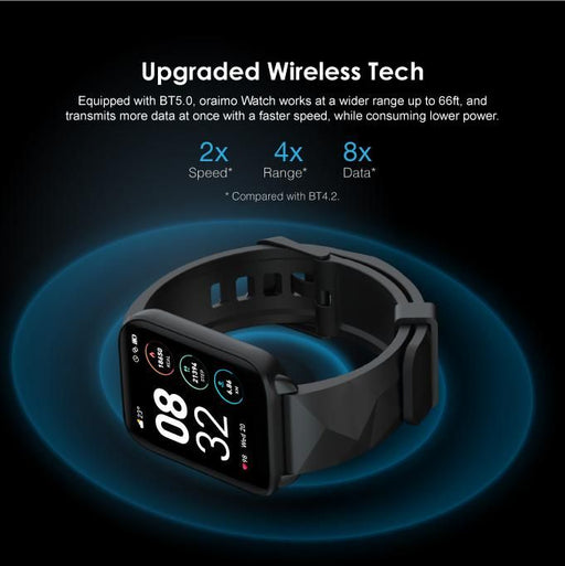 oraimo Watch 1.69'' IPS Screen IP68 Waterproof Smart Watch - OSW-16