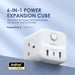 oraimo PowerHub C 6-In-1 Smart Fast Charging High Security Small and Portable Power Expansion Cube - OWS-U342