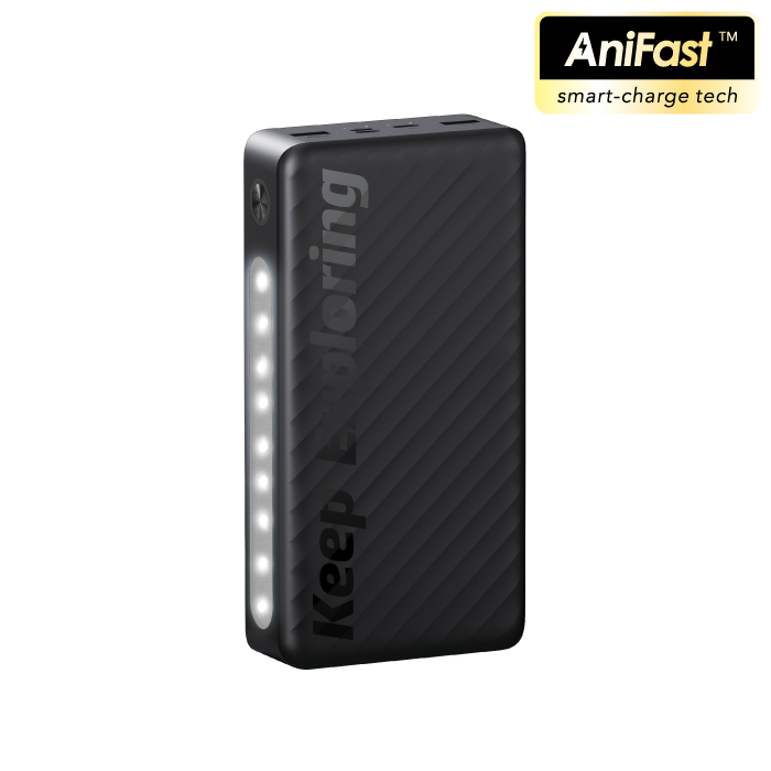 Oraimo Traveler 3 Vision 27000 mAh Superior-high Capacity Power Bank with 3-level Brightness Torch