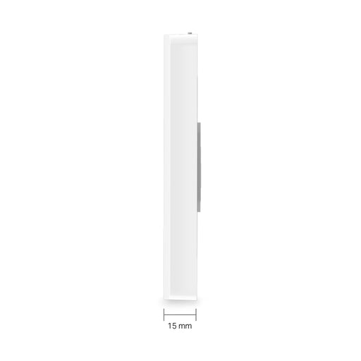 TP-Link AX1800 Wall Plate WiFi 6 Access Point - EAP615-WALL with 4 Gigabit Ethernet ports (1× uplink + 3× downlink)