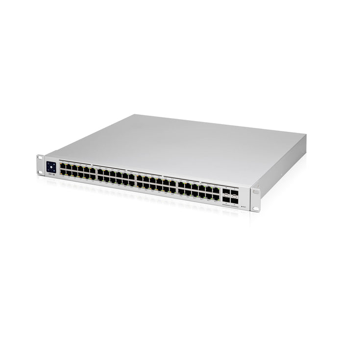 Ubiquiti UniFi  Full POE, (40) GbE, PoE+ RJ45 ports, (8) GbE, PoE++ RJ45 ports, (4) 10G SFP+ ports, 600W - USW-Pro-48-POE