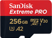 SanDisk 256GB Extreme PRO MicroSDXC Memory Card - SDSQXCD-256G-GN6MA