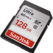 SanDisk 128GB  Ultra SDHC Memory Card 80MB/s Class 10 UHS-I - SDSDUNC-128G-GN3IN