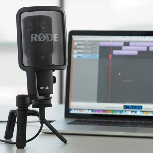 Rode NT-USB Desktop USB Microphone - with 3.5mm Headphone Jack