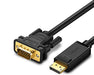 UGREEN DP Male to VGA Male Cable 1.5m - UG-10247