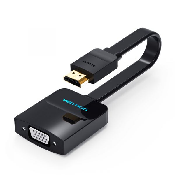 VENTION HDMI TO VGA CONVERTER 0.15M BLACK - 42154