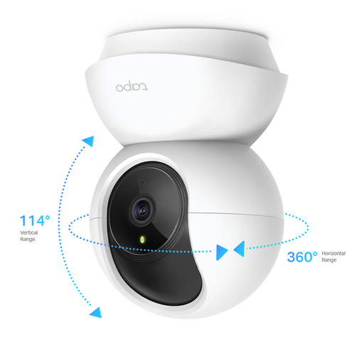 TP-Link Home Security Wi-Fi Camera – Tapo C200 Pan/Tilt – TL-TAPO C200, with Built-in Microphone and Speaker.