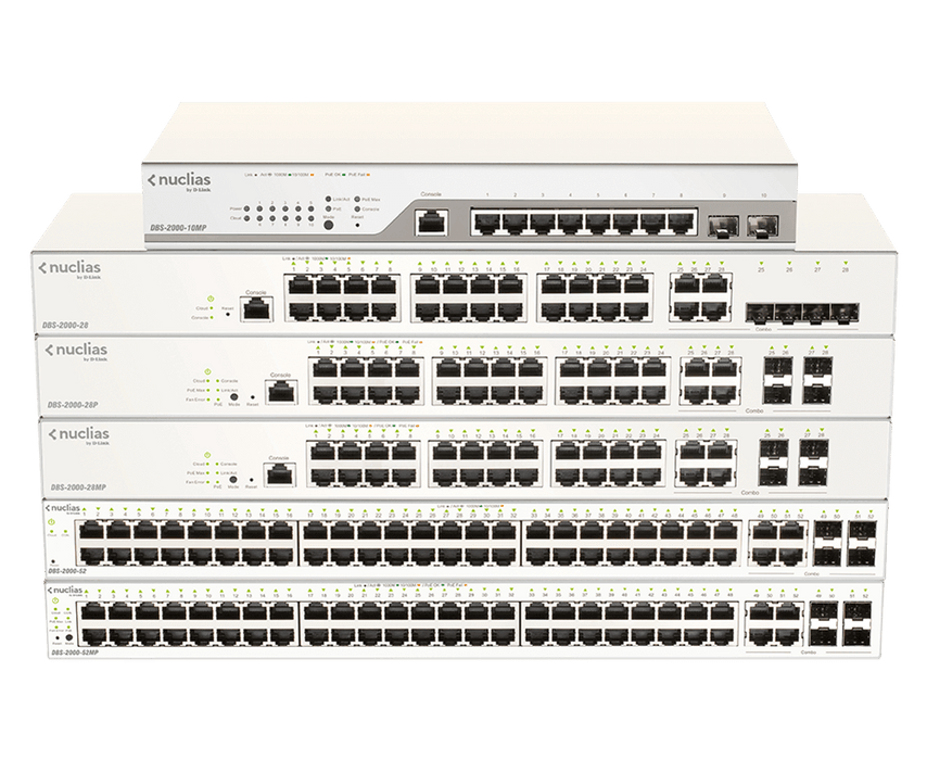 D-Link DBS-2000 Series Nuclias Cloud Managed Switches