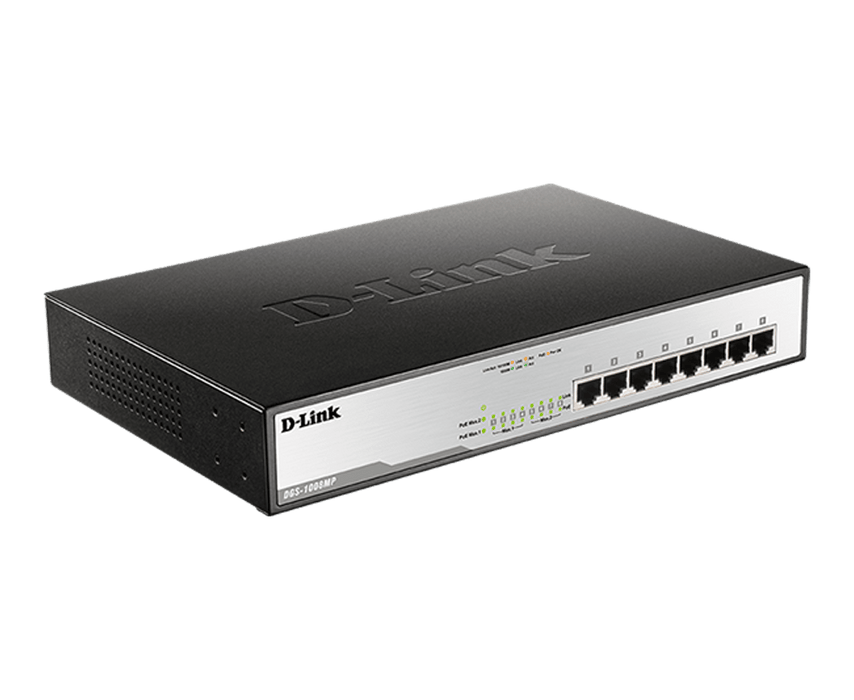 D-Link DGS-1008MP 8-Port PoE Desktop Switch