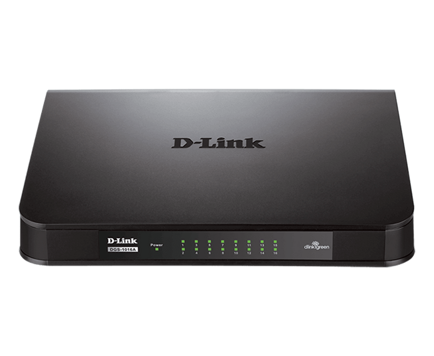 D-Link DGS-1016A 16-Port Unmanaged Gigabit Switch