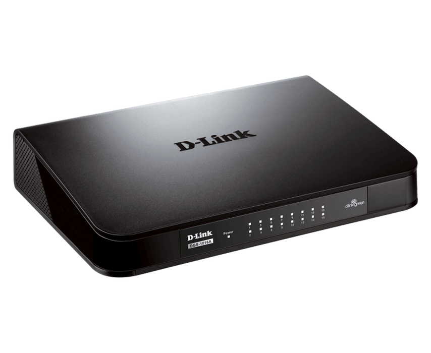 D-Link DGS-1016A 16-Port Unmanaged Gigabit Switch