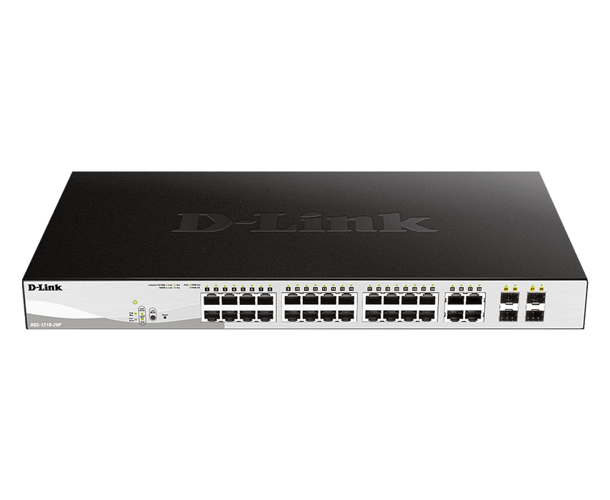 D-Link DGS-1210-28P Gigabit Smart Managed PoE Switch