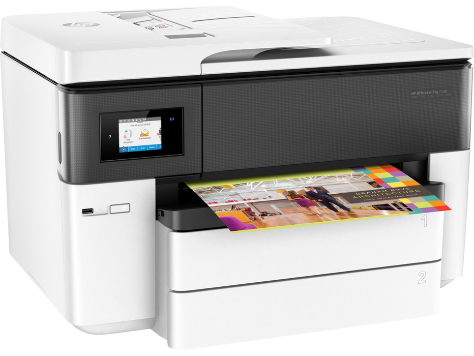 HP Officejet Pro 7740 Wide Format All-in-One Printer (G5J38A)