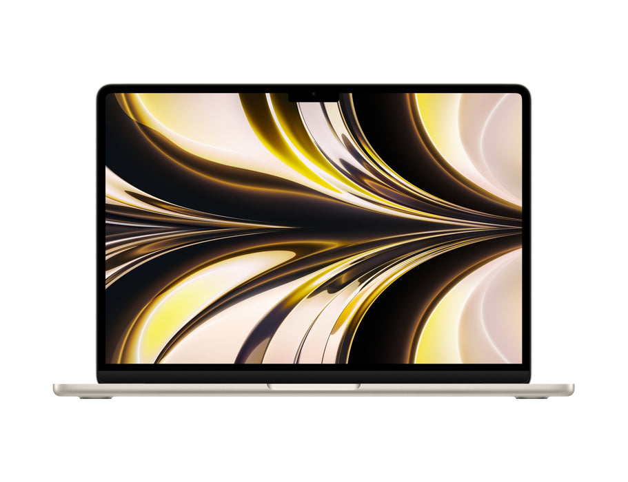 Apple MacBook Air M2 chip (MLY13LL/A) 8GB/256SSD 13.6" Display ,StarLight