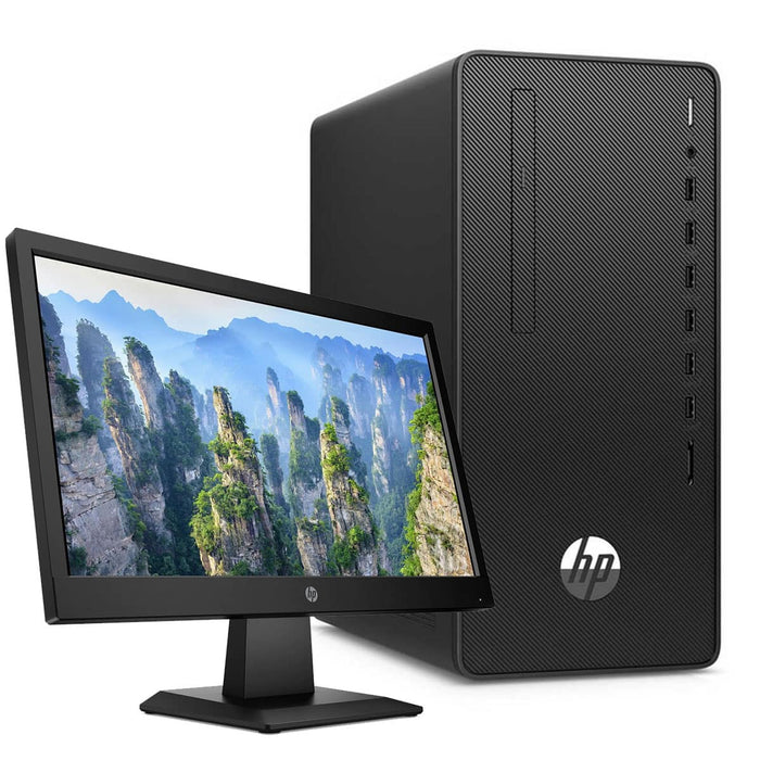 HP 290 G4 Microtower PC Core i7 10th Gen-(44F58ES),8GB RAM,1TB HHD,DOS + P204 19.5" Display Monitor